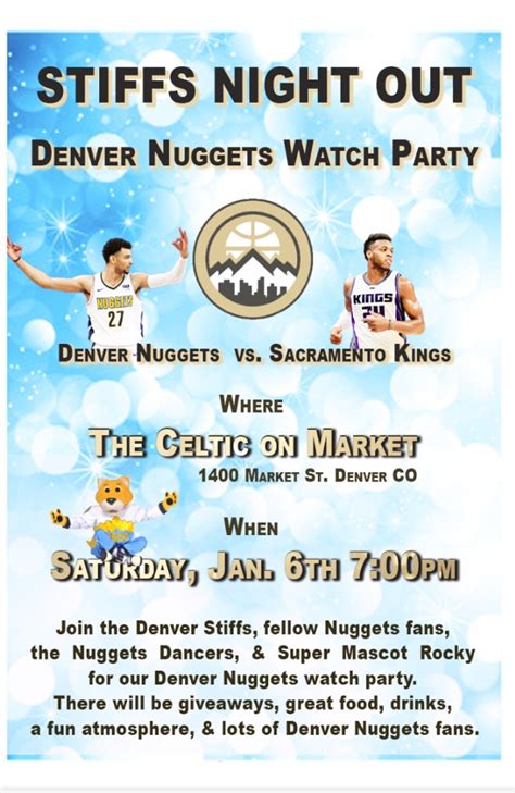 denver nuggets watch party food